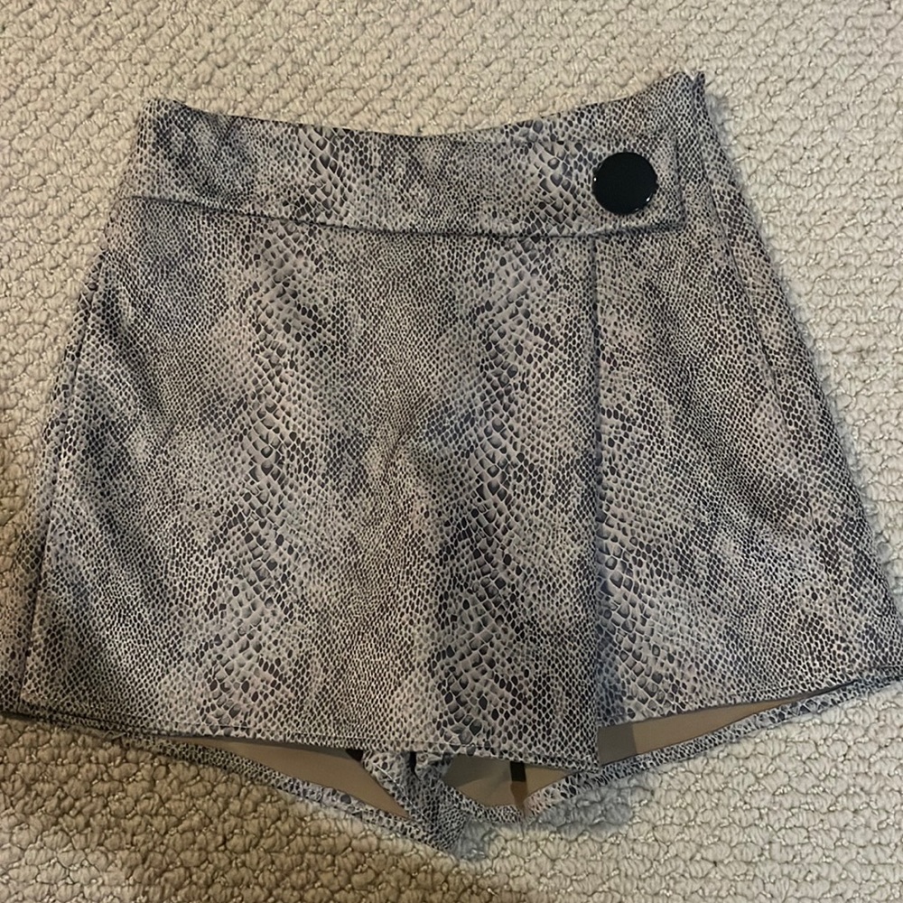 Zara Snake Skin Skort
